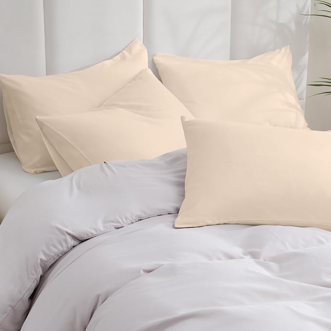ZPECC Pillow Cases Queen Size Set of 4, 20x30 Envelope Closure Pillowcases - Image 2