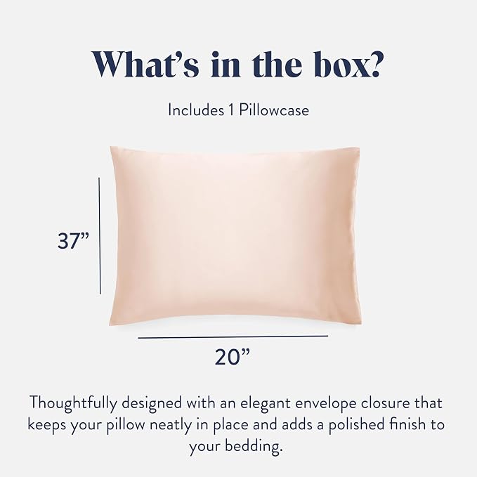 Brooklinen Mulberry Silk Pillowcase – 100% Pure Silk Pillow Case, Soft & Durable - Image 2