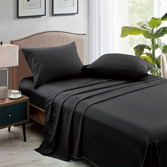 FreshCulture Queen Flat Sheets Only, Soft Microfiber Bedding Sheets - Image 6