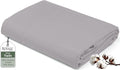 Royale Linens 100% Organic Cotton Twin Flat Sheet Only by ROYALELINENS