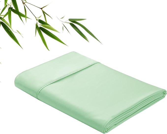 Bamboo Viscose Flat Sheets Only, Sateen Weave Full Size Flat Sheet Only - Image 2