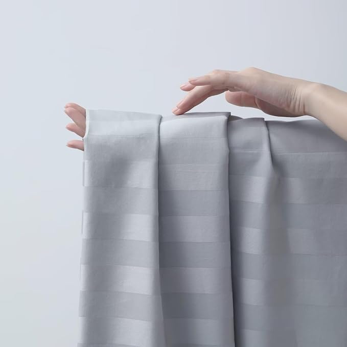 2-Pack Cotton TwinXL Flat Sheet Only, 600 Thread Count 100% Egyptian Cotton Top - Image 4