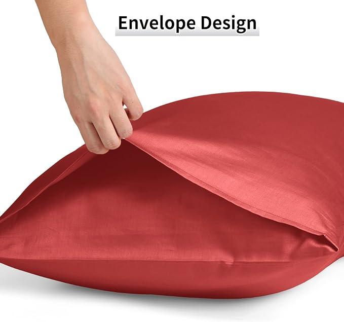 Warmstar Cotton Pillow Cases Standard Size Set of 2, 600 Thread Count - Image 5