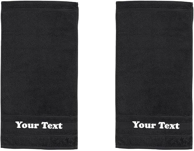 Personalize Your Towels with Custom Embroidery: Names, and Initials. Perfect by Ephesos