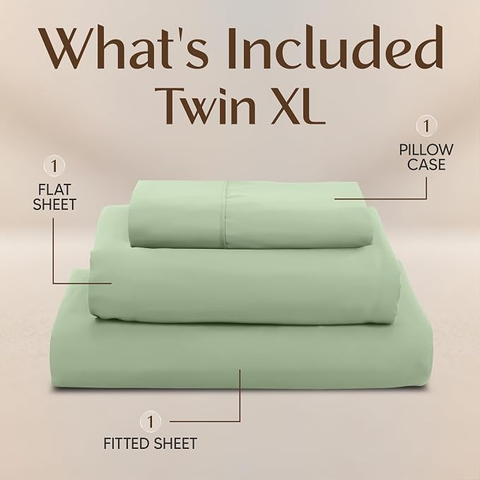 Utopia Bedding Twin XL Sheet Set – 3 Piece Bed Sheets - Image 3