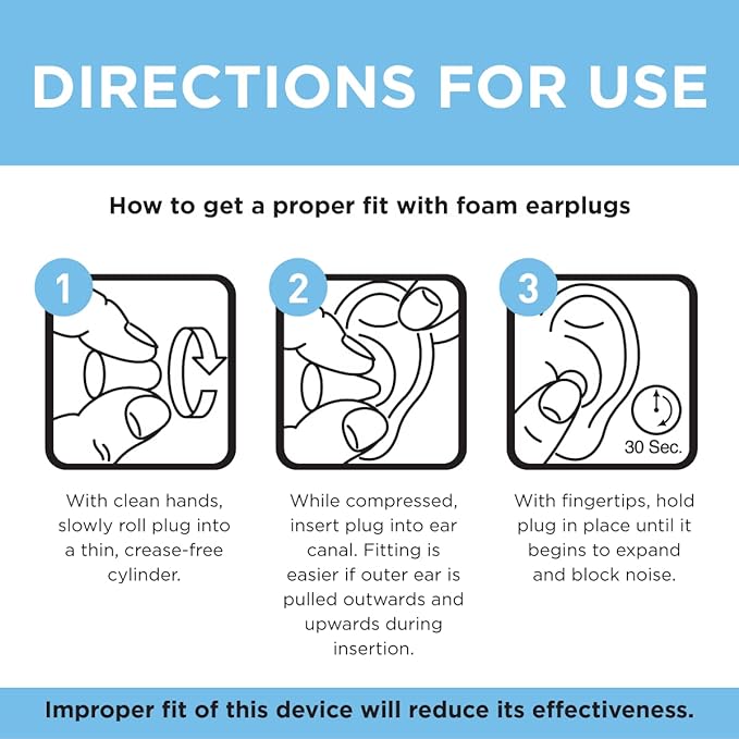 Amazon Basic Care Soft Foam Earplugs - Image 4