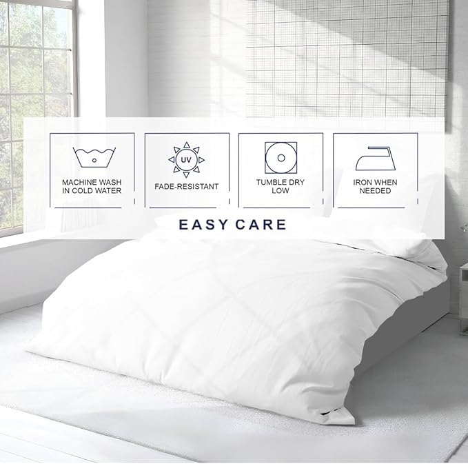 Kotton Culture 1 Pc Duvet Cover Queen Size/Full Size-100% Egyptian Cotton 600 - Image 6