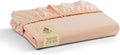 Linen Home 100% Cotton Percale Weave Fitted Sheet, Queen Size, Brushed Rose by LINENHOME