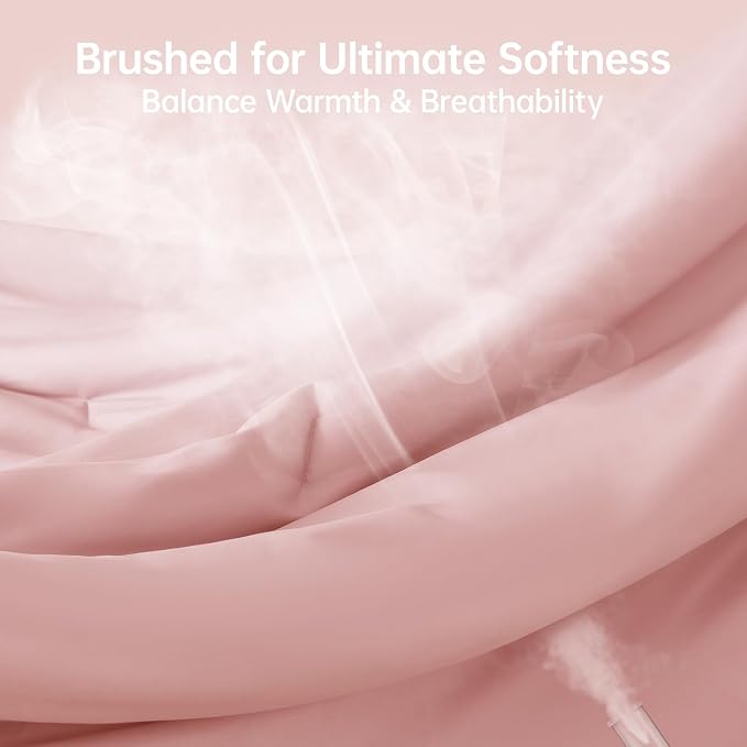 MUXHOMO King Size Comforter Set, All Season Ultra Soft Down Alternative Bedding - Image 3