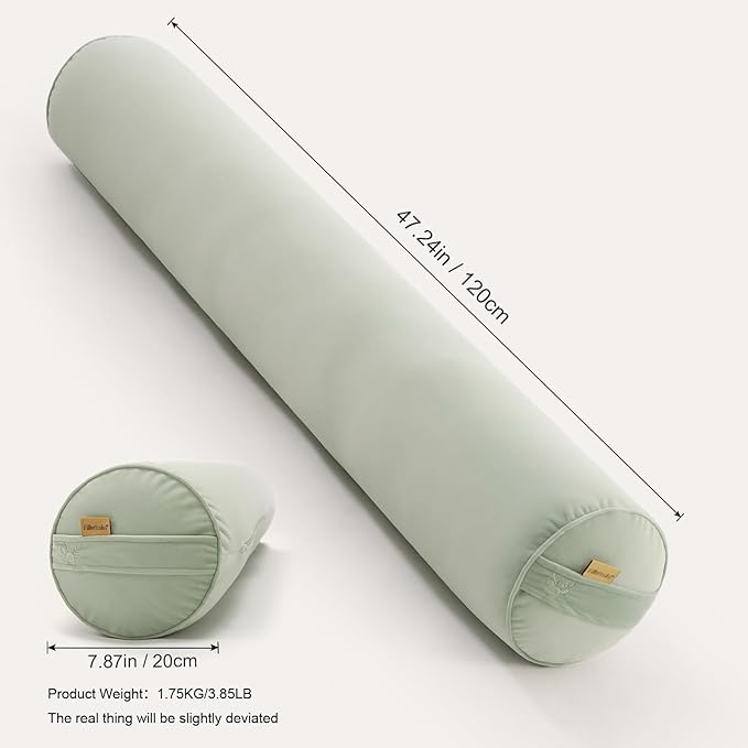 Body Pillow for Adults, Long Round Pillow, Big Cylindrical Pillow, Large Full - Image 2