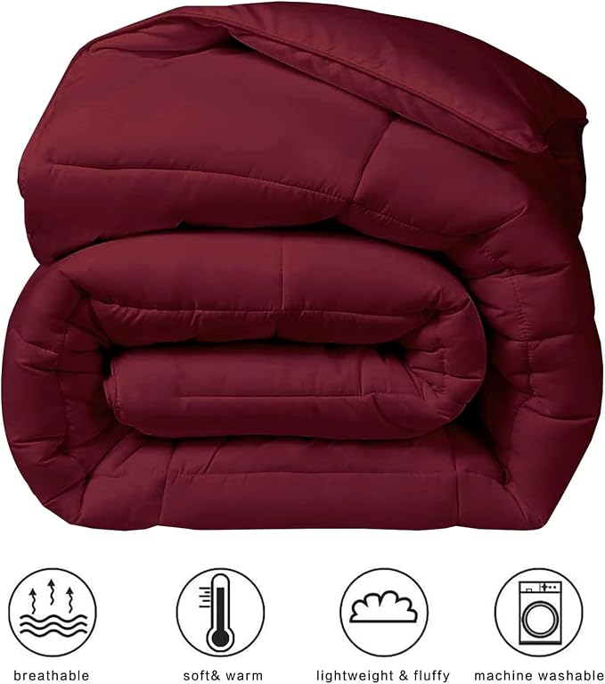 COHOME California King Size Comforter, All-Season Quilted Down Alternative - Image 2
