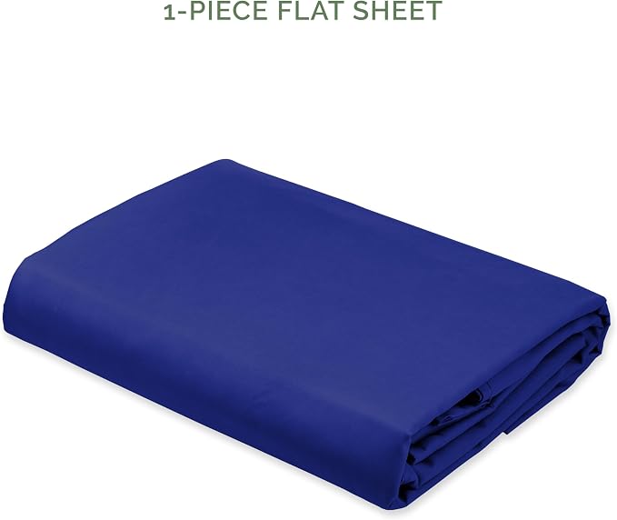 Elegant Comfort Premium Hotel Quality 1-Piece Flat Sheet, Luxury & Softest 1500 - Image 2
