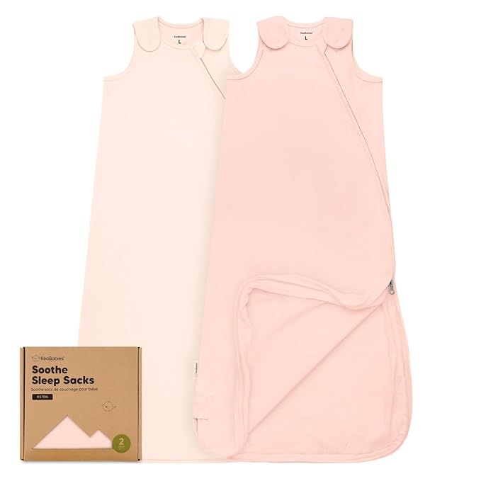 2-Pack Organic Baby Sleep Sacks, 100% Cotton by KeaBabies