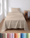 Lightweight 3 Piece Bed Sheet Set Twin XL Size by CGKUnlimited