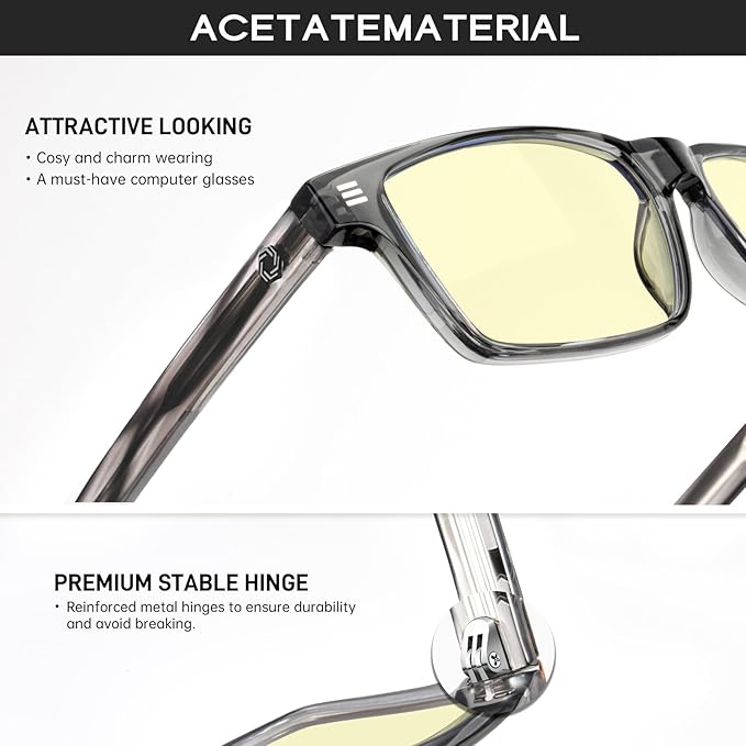 ANYLUV Blue Light Glasses Men Woman, Eye Strain Relief Eye Protection - Image 3