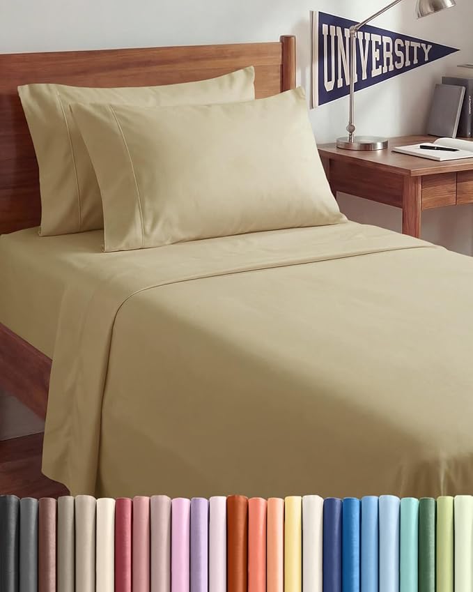 Twin XL 4 Piece Sheet Set by CGKUnlimited