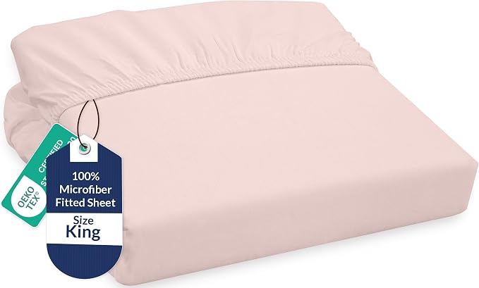 Royale Linens Fitted Sheet King by ROYALELINENS