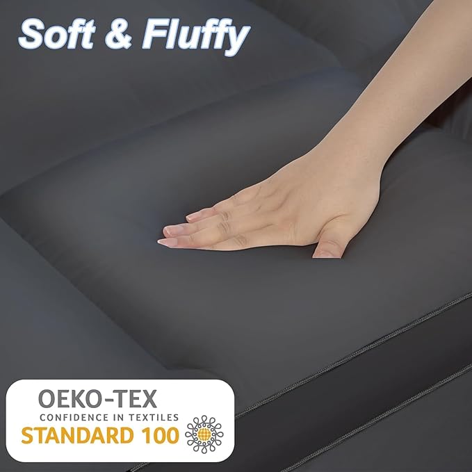 KAYFIA Twin Mattress Topper, Extra Thick Mattress Pad Cover - Image 3