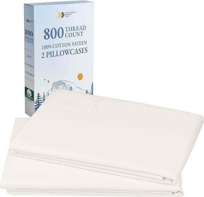 California Design Den Heirloom Soft, Smooth & Thick 800 Thread Count 100% by CaliforniaDesignDen