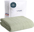 YnM Exclusive 20 lbs Weighted Blanket, Extra Heavy Cotton/Polyester Bed Blanket by YNM