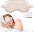 Silk Sleep Mask, Eye Mask for Sleep Women Men, Mulberry Sleeping Mask by Doitory