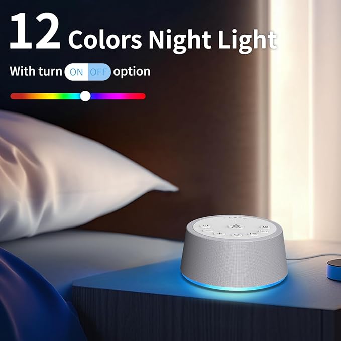 SoundLegend White Noise Sleep Sound Machines 30 Sounds 32-Level Volume 12 - Image 3
