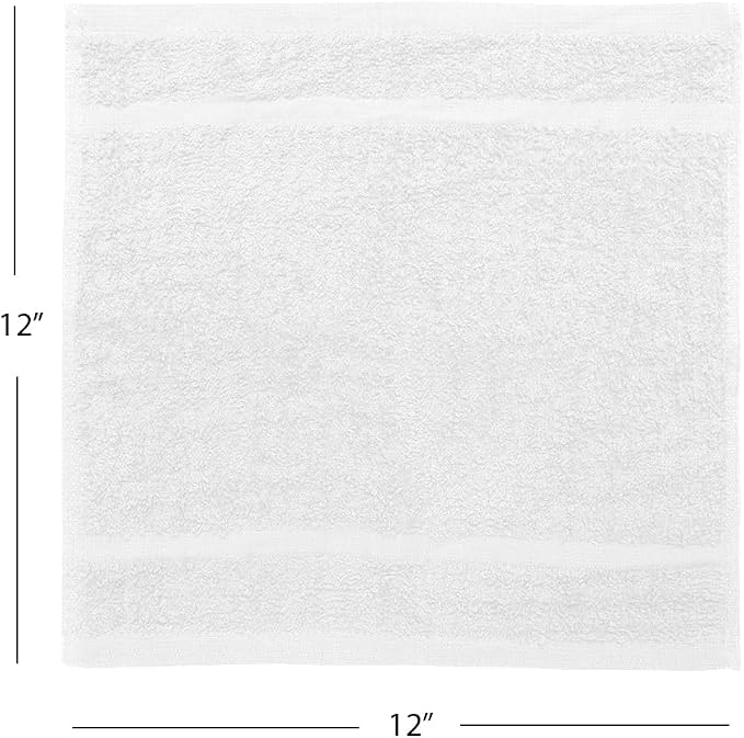 Avalon Towels Cotton Washcloths – Size 12x12 Inches, 100% Ring Spun Cotton - Image 8