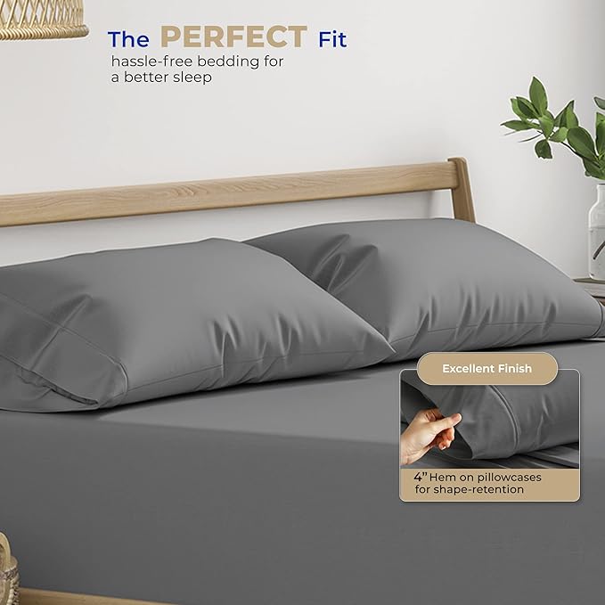 Thread Spread 100% Cotton Pillow Cases Queen Size Set of 2 - Image 4