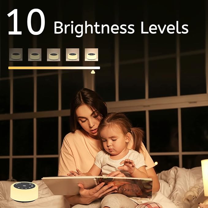 Soother Sleep Sound Machine Night Light White Noise Machine - Image 4