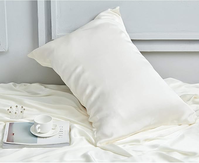 INSSL Silk Pillowcase for Women, Mulberry Silk Pillowcase for Hair and Skin and - Image 4