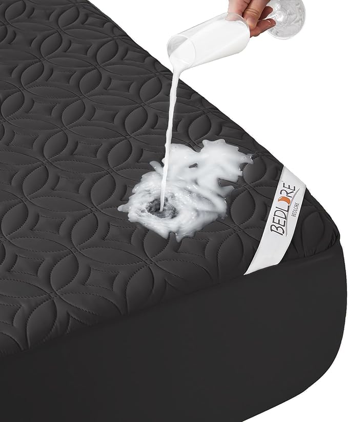 BEDLORE Waterproof Mattress Protector, California King Size Mattress Pad by Bedlore