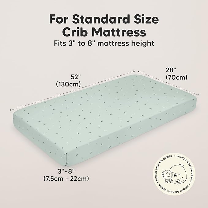 KeaBabies 2-Pack Organic Crib Sheets - Image 2