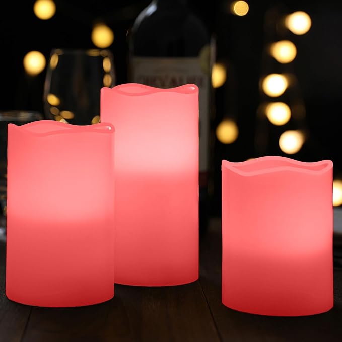 JUNPEI Flameless Led Battery Operated Candles: Flickering Electric Candles 4" - Image 4