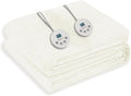Wapaneus Heated Blanket Electric Queen Size 84"x90"-Dual Control by Wapaneus