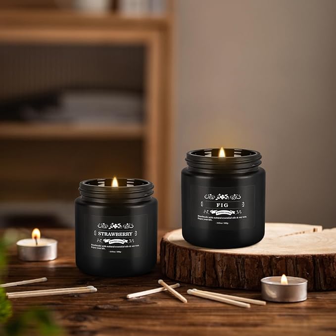 YOROXRG Scented Candles Gifts Set 12 Pack Soy Wax Travel Tin Jar Candles - Image 3