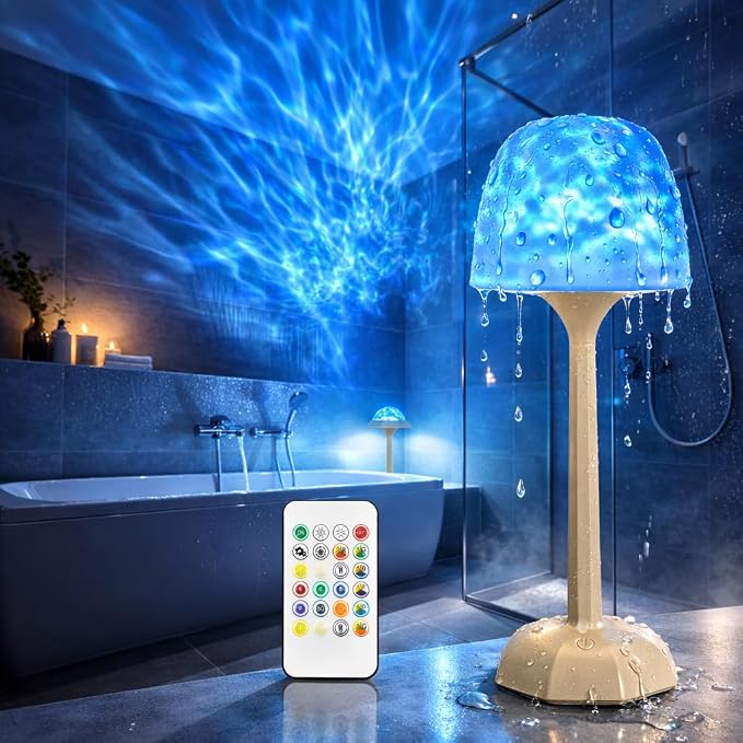 Rechargeable Shower Light, Waterproof Bathroom Lamp by Unknown