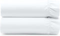 2 Twin Fitted Sheet Cotton, 400 Thread Count 100% Cotton Fitted Sheets Sateen by CaliforniaDesignDen