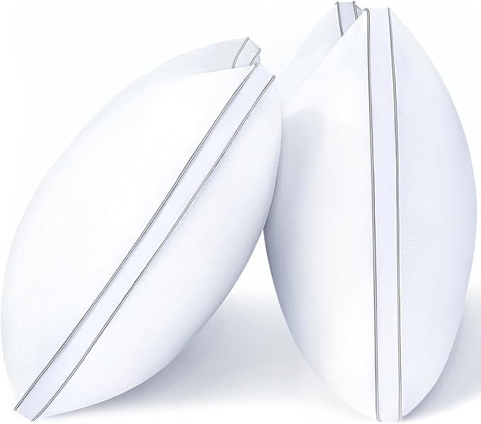 viewstar Pillows Queen Size Set of 2, Hotel Quality, Down Alternative Gusseted by Viewstar