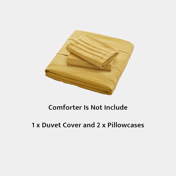 Oli Anderson Mist Yellow Duvet Cover King Size - Image 7