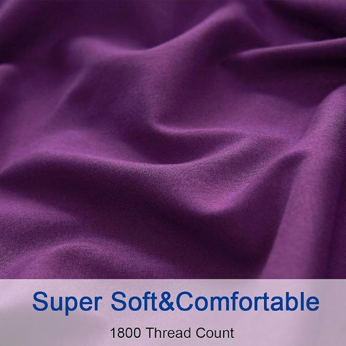 SONORO KATE Bed Sheet Set Super Soft Microfiber 1800 Thread Count Luxury - Image 5