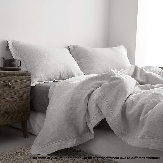 Simple&Opulence 100% Linen Duvet Cover Set - Image 6
