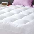 YUGYVOB Full Size Mattress Pad Extra Thick, and Breathable Mattress Topper by PremiumHomeLinens