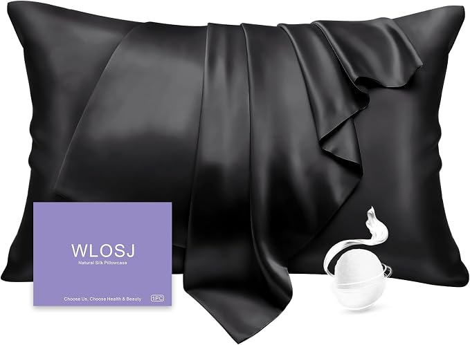 100% Silk Pillow Cases Queen Size Mulberry Silk Pillowcase by WLOSJ