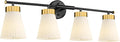 4-Light Bathroom Light Fixture, HWH 32 Inch Vanity Lights Over Mirror, Modern by HWHINVESTMENT