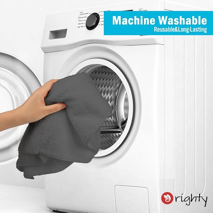 Orighty 6-Pack Grey Hand Towels - Image 7