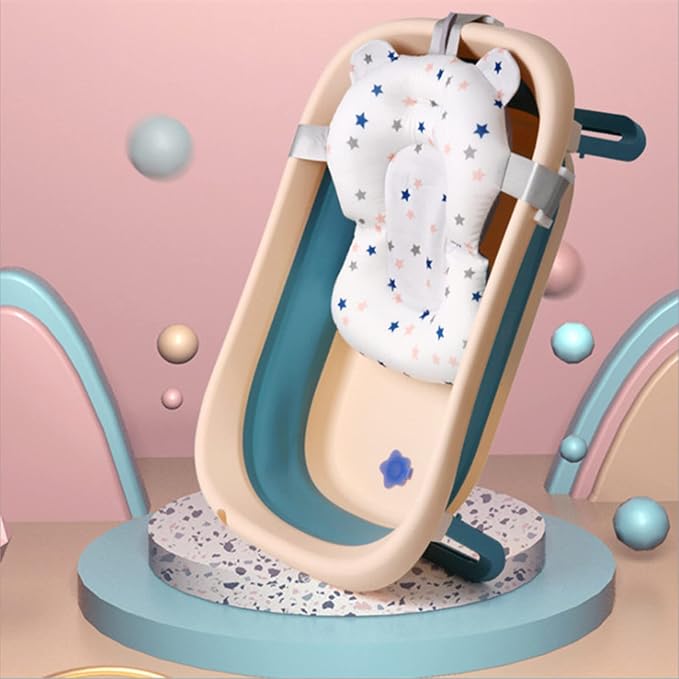 Baby Bath Cushion Pad Newborn Bathtub Mat Infant Bath Supporter Net Baby - Image 3