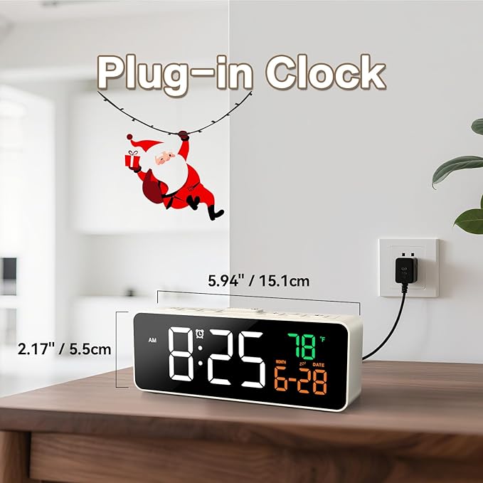 Netzu 3-in-1 Small Digital Clocks - Image 4