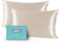 Gabire Mulberry Silk King Size Pillow Cases Set of 2, Ultra Smooth Soft Cooling by MulberrySilkPillowcases