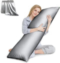 HUXMEYSON Body Pillow with Satin Pillowcase, Body Pillow by HUXMEYSON