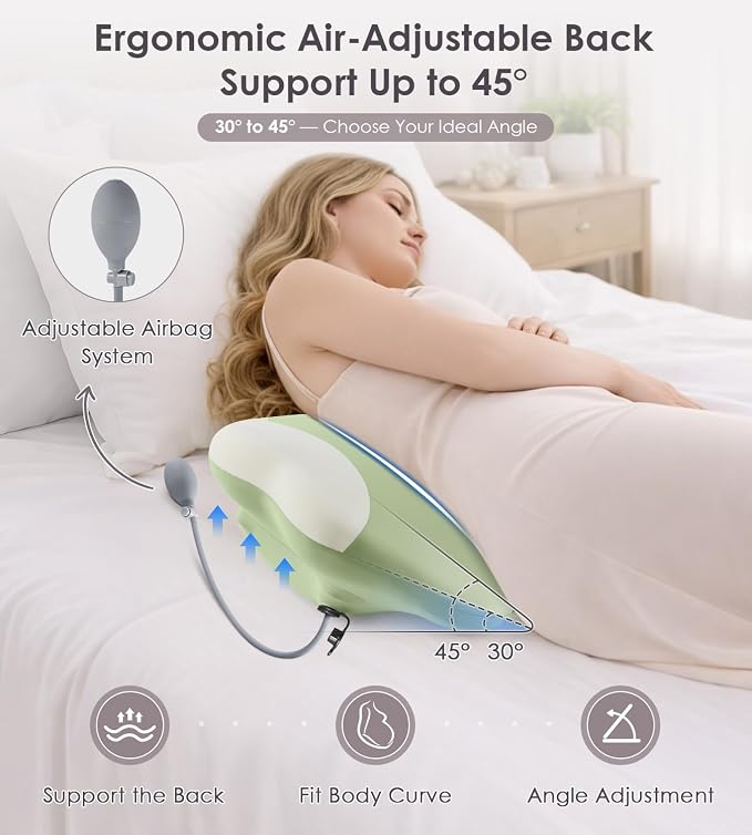 Memory Foam Pregnancy Pillows for Sleeping, Side Sleeper Maternity Pillow - Image 3